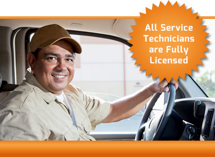All Service Technicians are Fully Licensed
